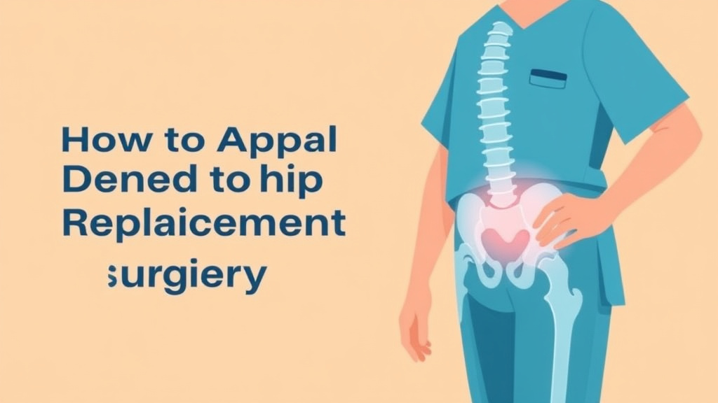 An informative visual explaining appeal a Denied Hip Replacement Surgery Claim for beginners and professionals
