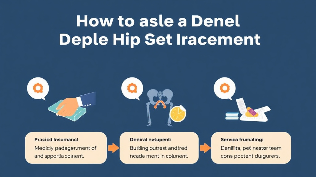 Practical checklist visual for appeal a Denied Hip Replacement Surgery Claim