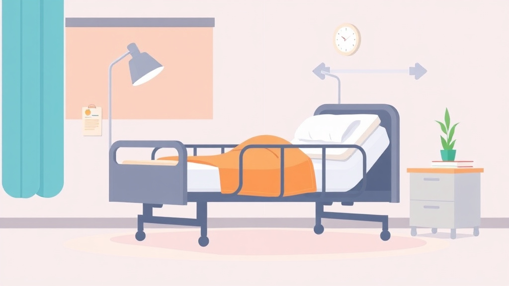 Educational graphic covering the essentials of appeal a Denied Hospital Bed Coverage Claim