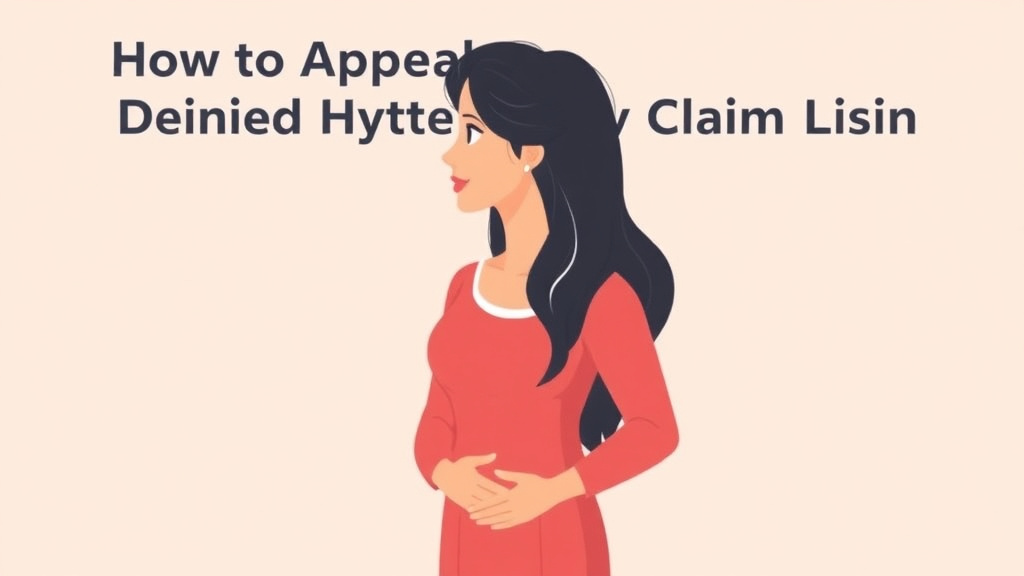 Detailed visual representation of appeal a Denied Hysterectomy Claim