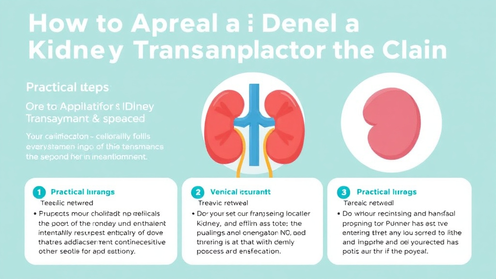 Implementation roadmap for appeal a Denied Kidney Transplant Claim with actionable steps