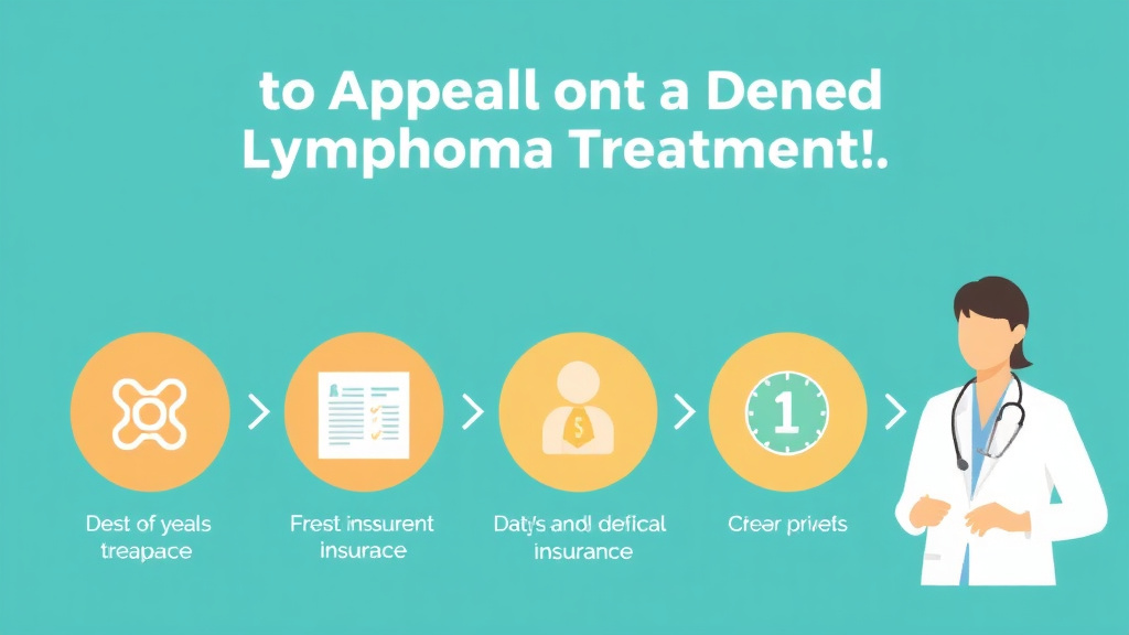 Step-by-step visual guide for implementing appeal a Denied Lymphoma Treatment Claim