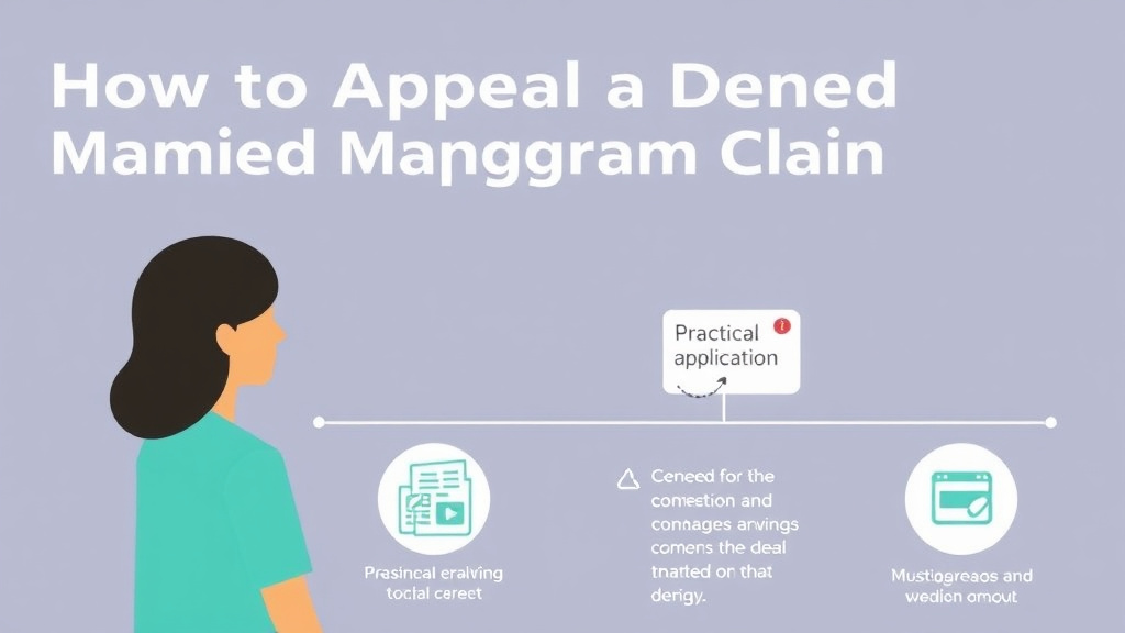 Implementation roadmap for appeal a Denied Mammogram Claim with actionable steps