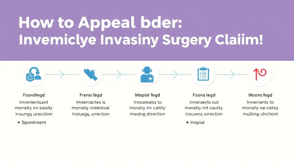 Real-world application diagram for appeal a Denied Minimally Invasive Surgery Claim