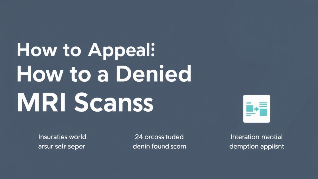 Step-by-step visual guide for implementing appeal a Denied MRI Scans Claim