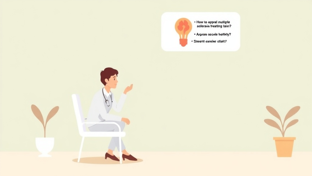 An informative visual explaining appeal a Denied Multiple Sclerosis Treatment Claim for beginners and professionals