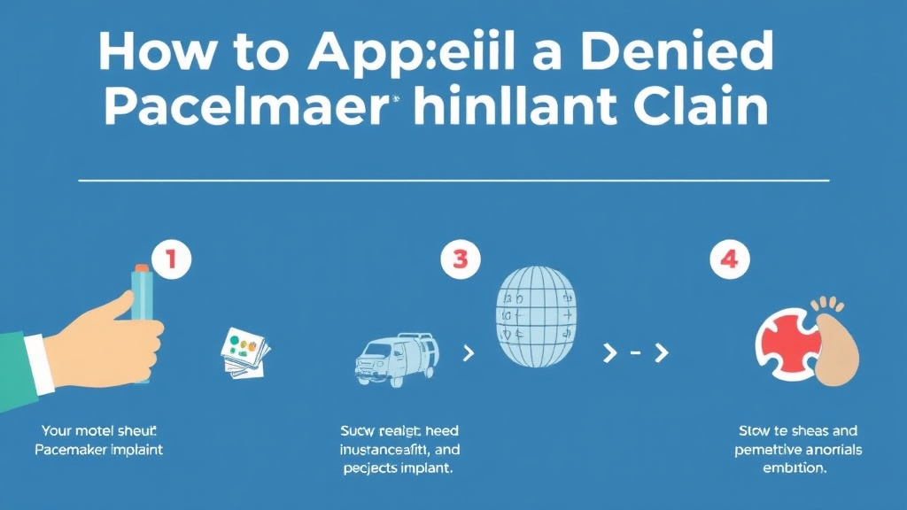 Step-by-step visual guide for implementing appeal a Denied Pacemaker Implant Claim