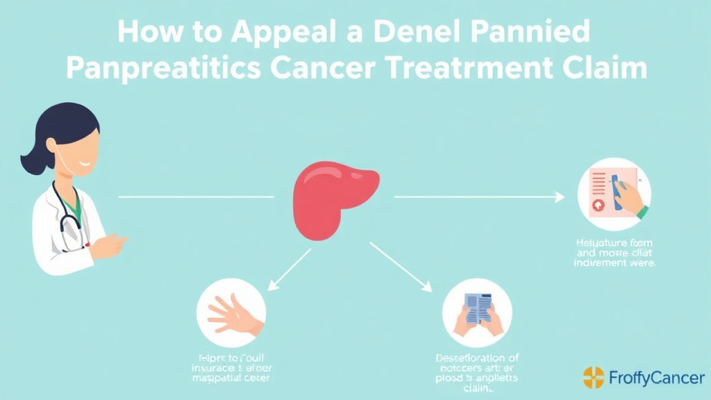 Process flow illustration for putting appeal a Denied Pancreatic Cancer Treatment Claim into action