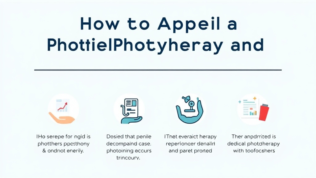Real-world application diagram for appeal a Denied Phototherapy and Light Therapy Claim