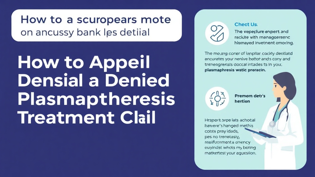 Real-world application diagram for appeal a Denied Plasmapheresis Treatment Claim