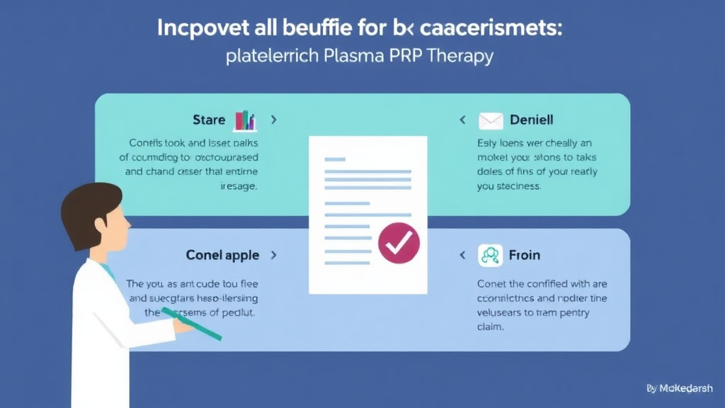 Action-oriented illustration showing how to apply appeal a Denied Platelet-Rich Plasma (PRP) Therapy Claim