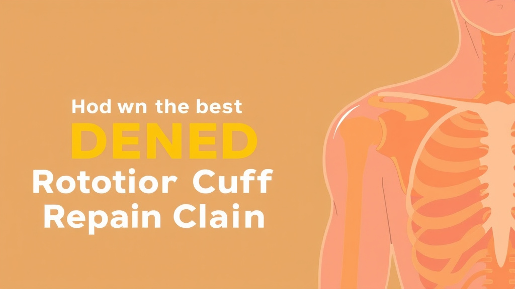 Educational graphic covering the essentials of appeal a Denied Rotator Cuff Repair Claim