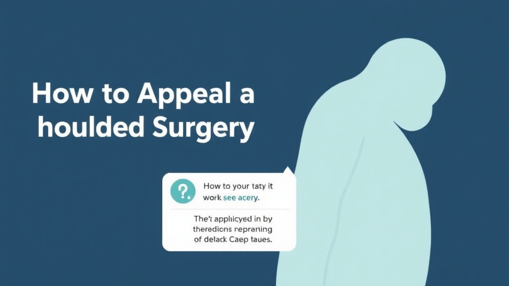 Practical checklist visual for appeal a Denied Shoulder Surgery Claim
