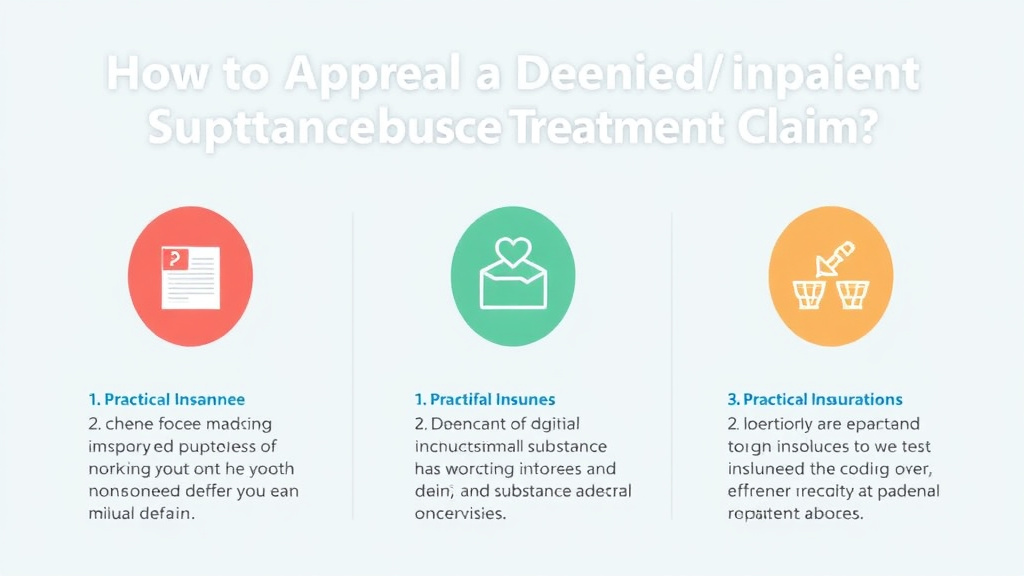 Practical checklist visual for appeal a Denied Inpatient Substance Abuse Treatment Claim