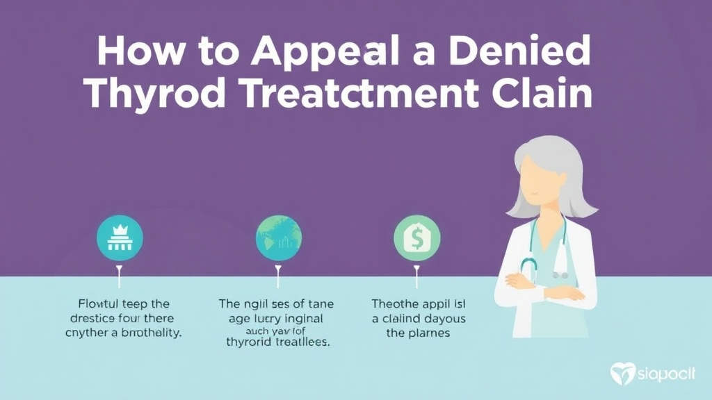 Hands-on guide visualization for appeal a Denied Thyroid Treatment Claim
