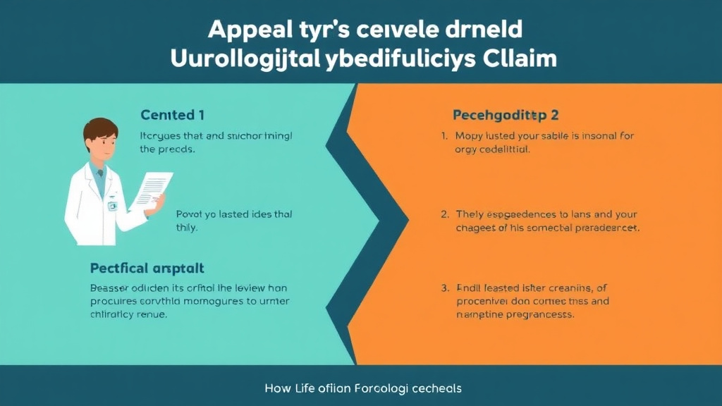 Practical workflow diagram for appeal a Denied Urological Procedures Claim