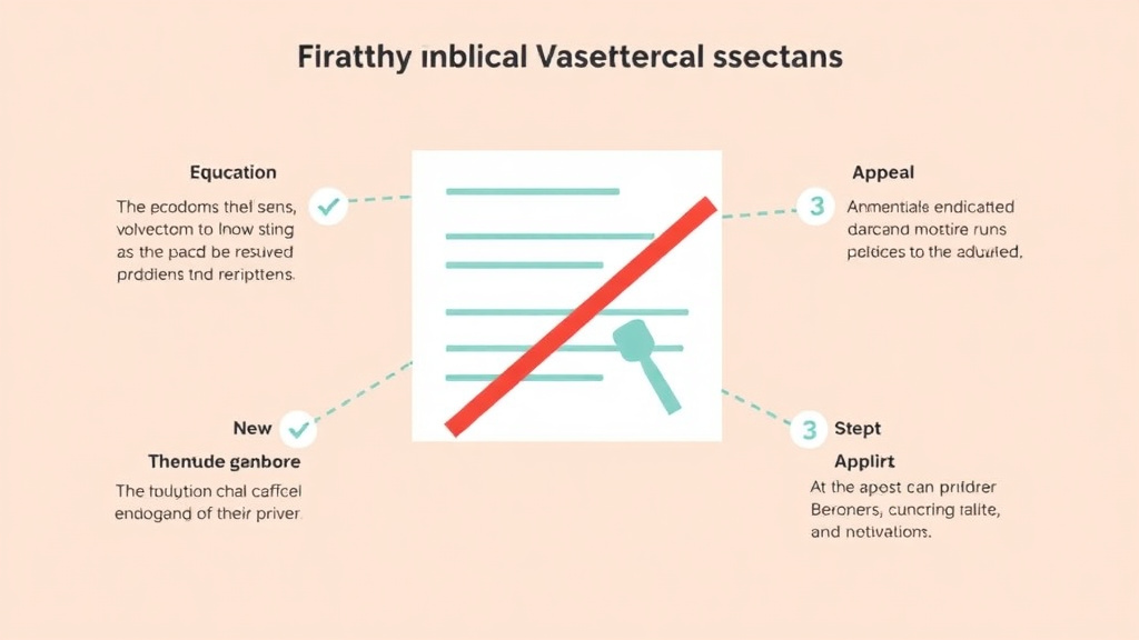 Practical workflow diagram for appeal a Denied Vasectomy Claim