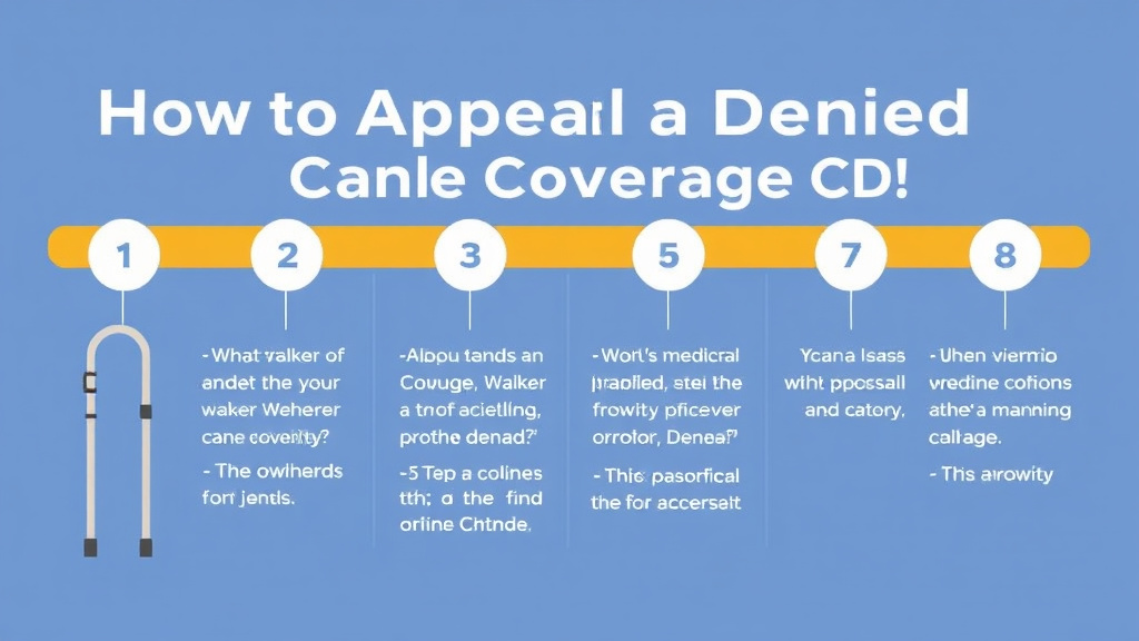Hands-on guide visualization for appeal a Denied Walker and Cane Coverage Claim