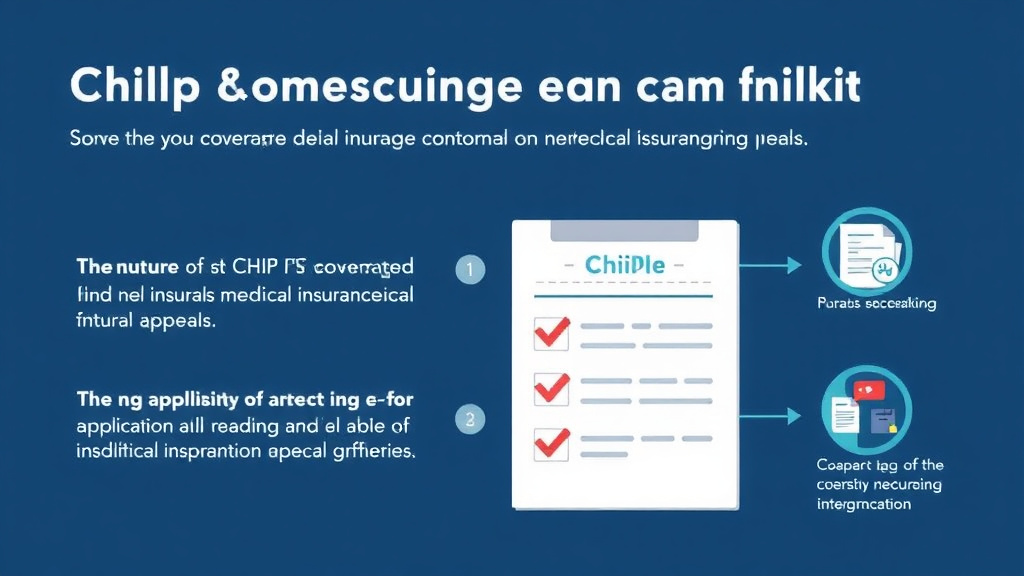 Action-oriented illustration showing how to apply CHIP Coverage for Children