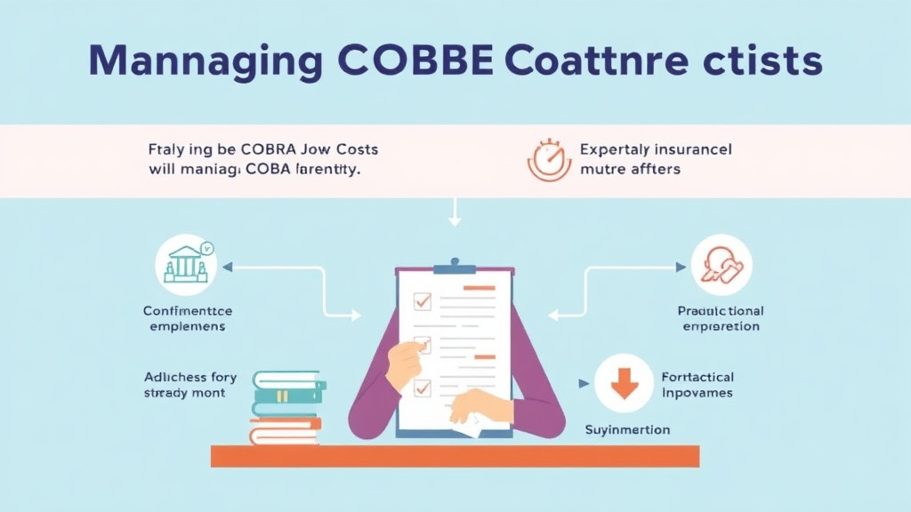 Practical workflow diagram for managing COBRA Costs After Job Loss