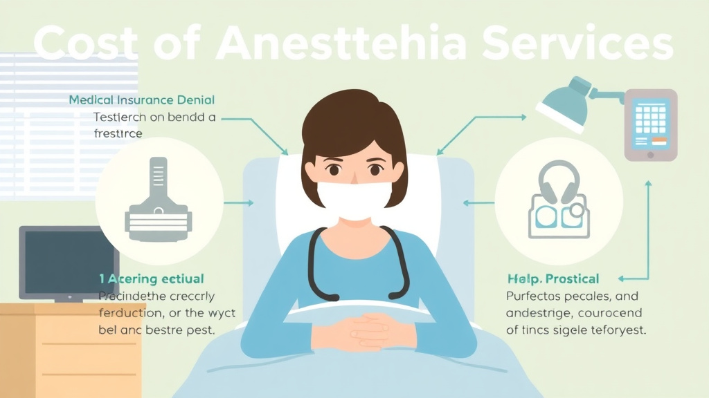Process flow illustration for putting cost of Anesthesia Services into action