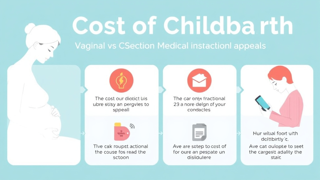 Process flow illustration for putting cost of Childbirth: Vaginal vs. C-Section into action