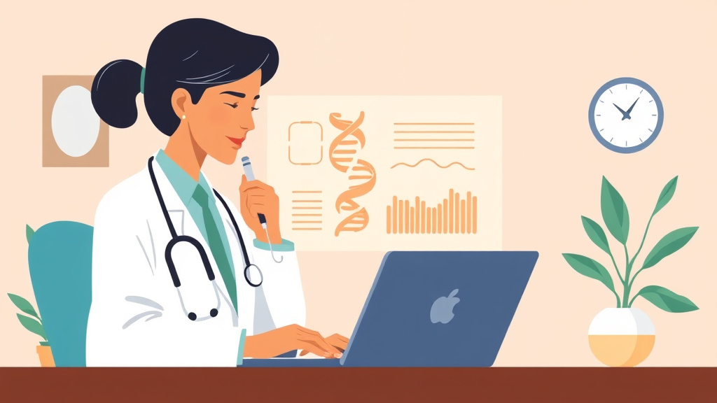 Visual overview of cost of Genetic Testing with key concepts highlighted