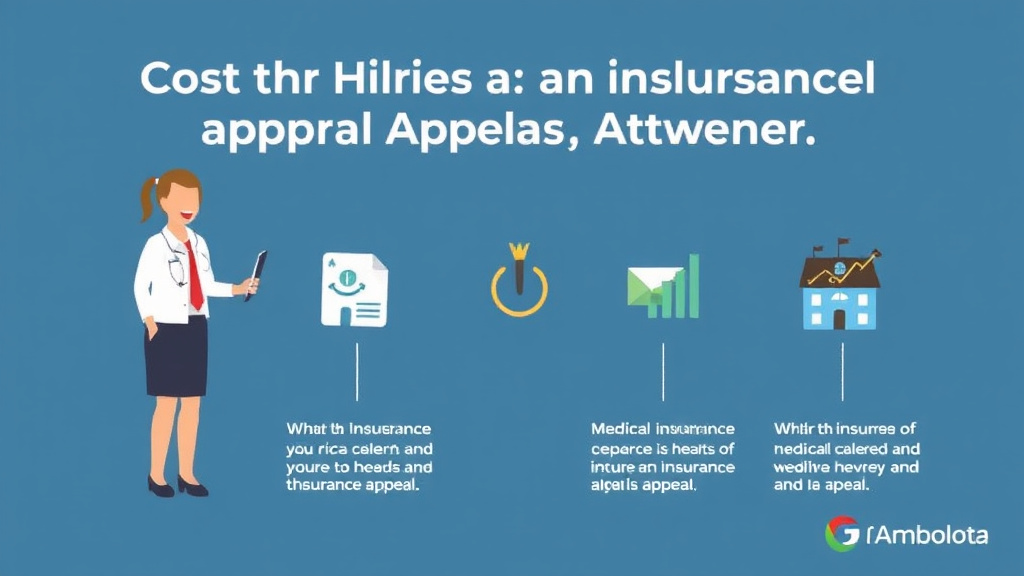Action-oriented illustration showing how to apply cost of Hiring an Insurance Appeal Attorney