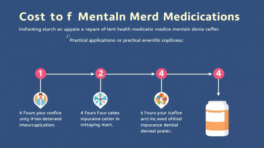 Step-by-step visual guide for implementing cost of Mental Health Medications