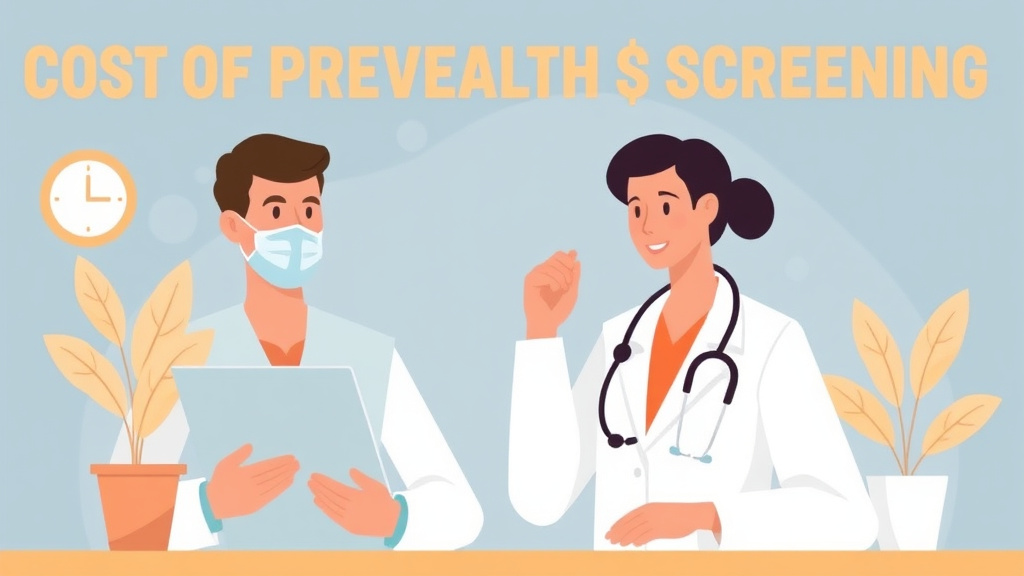 Conceptual diagram showing how cost of Preventive Health Screenings works in practice