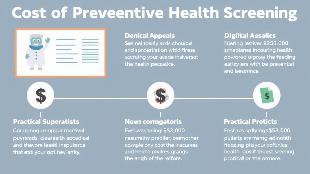 Real-world application diagram for cost of Preventive Health Screenings