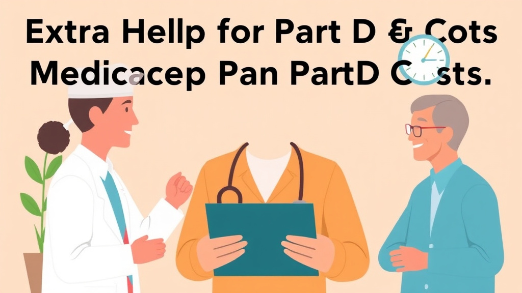 Clear illustration of extra Help for Medicare Part D Costs with supporting details