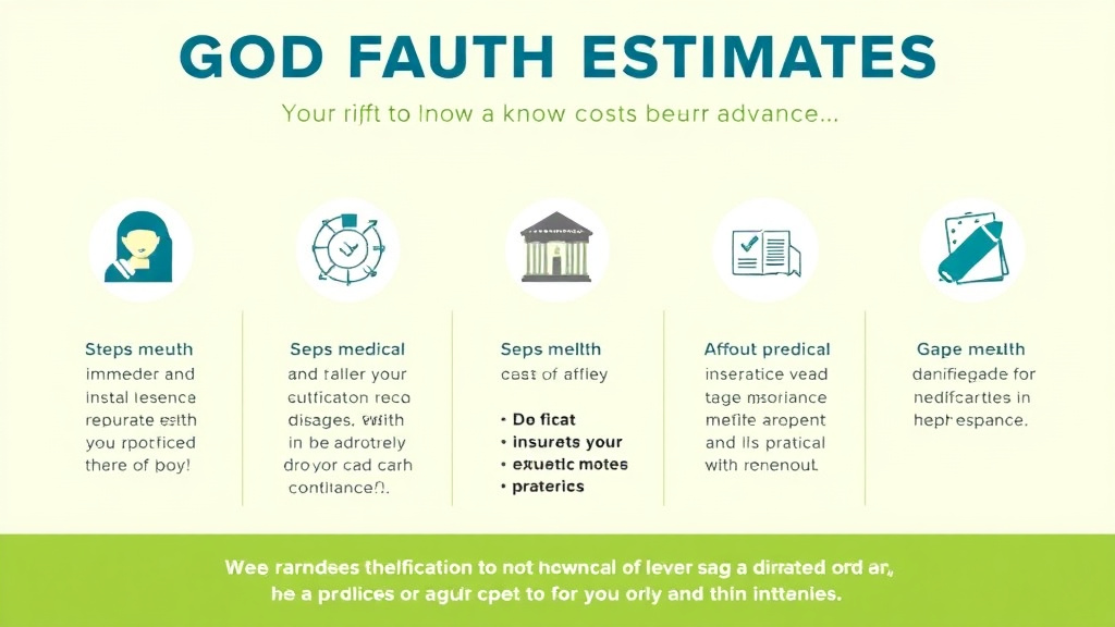 Practical checklist visual for good Faith Estimates: Your Right to Know Costs in Advance