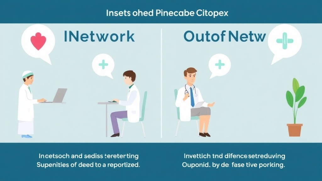 Practical checklist visual for in-Network vs. Out-of-Network Cost Differences