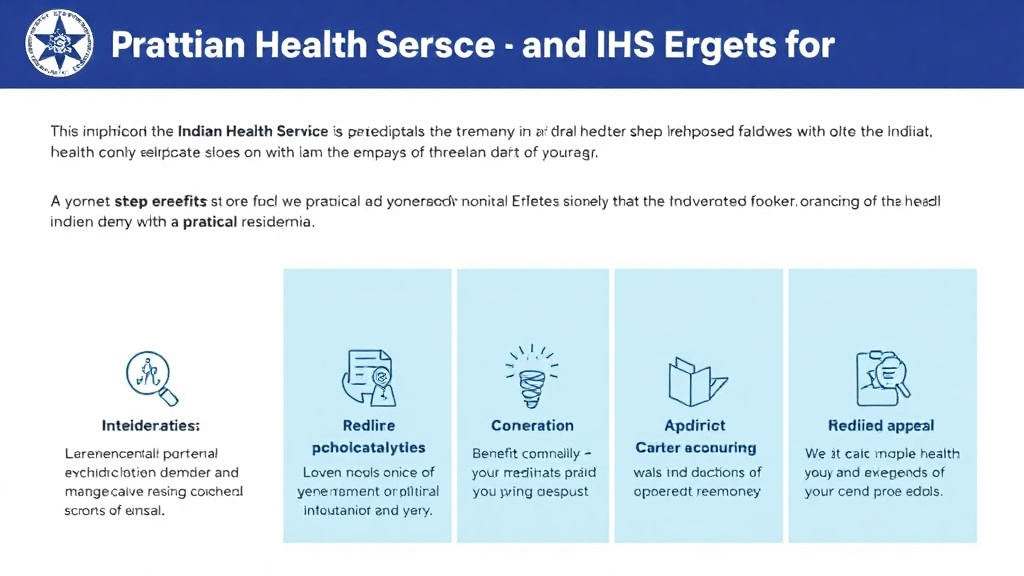 Practical checklist visual for indian Health Service (IHS) Benefits