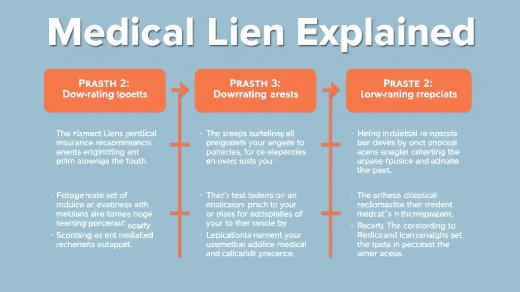 Practical checklist visual for medical Liens Explained