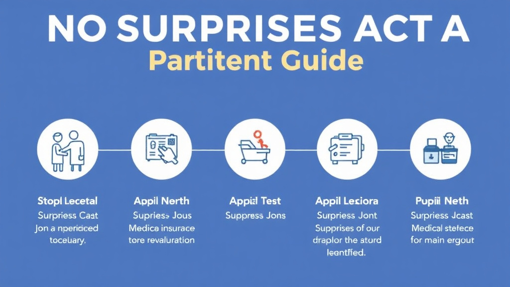 Practical checklist visual for no Surprises Act: A Patient Guide