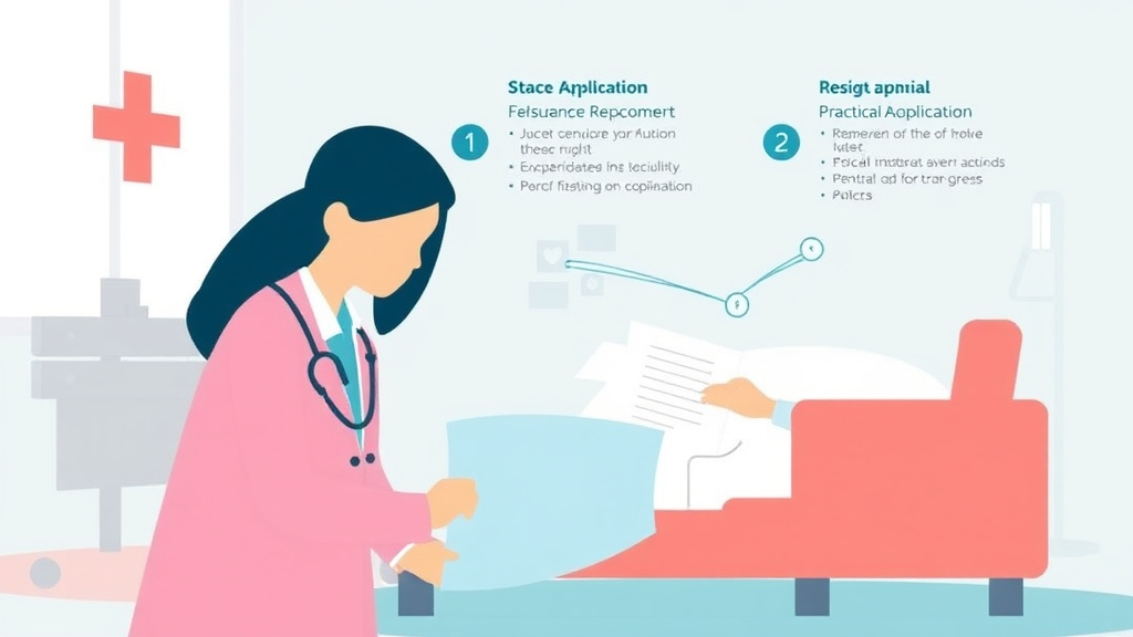 Action-oriented illustration showing how to apply nonprofit Hospital Obligations for Financial Assistance