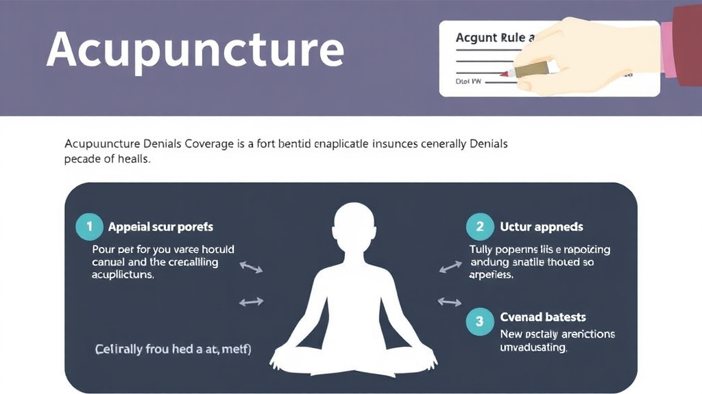 Real-world application diagram for acupuncture Denials: Coverage Rules and Appeals