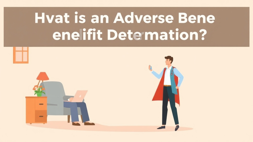 Conceptual diagram showing how an Adverse Benefit Determination works in practice