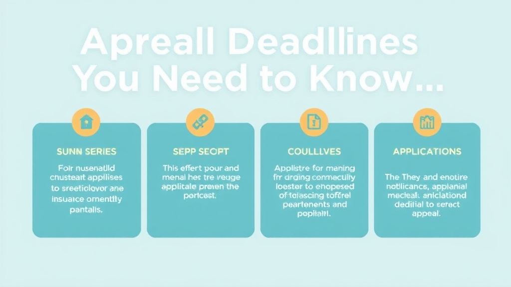 Action-oriented illustration showing how to apply appeal Deadlines You Need to Know