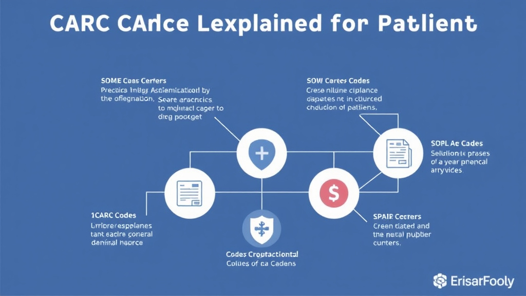 Process flow illustration for putting CARC Codes Explained for Patients into action
