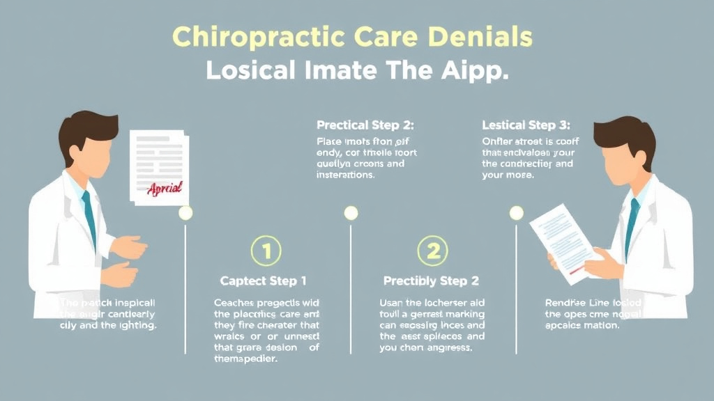 Real-world application diagram for chiropractic Care Denials and Appeals