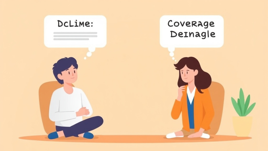 Conceptual diagram showing how claim Denial vs. Coverage Denial: Key Differences works in practice