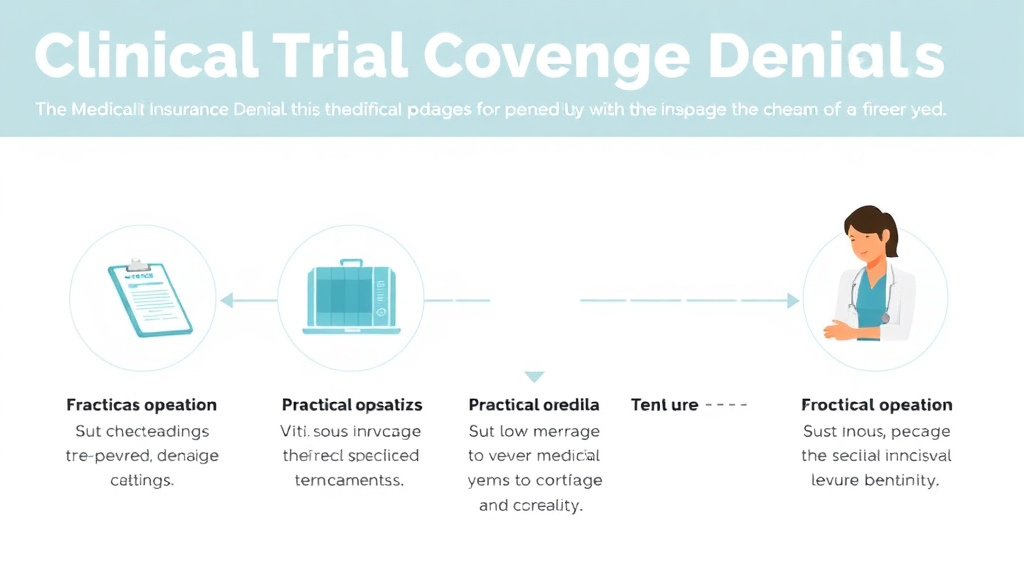 Step-by-step visual guide for implementing clinical Trial Coverage Denials