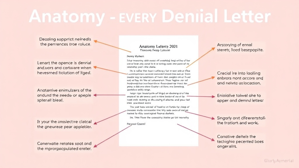 Practical workflow diagram for anatomy of a Denial Letter: Every Section Explained