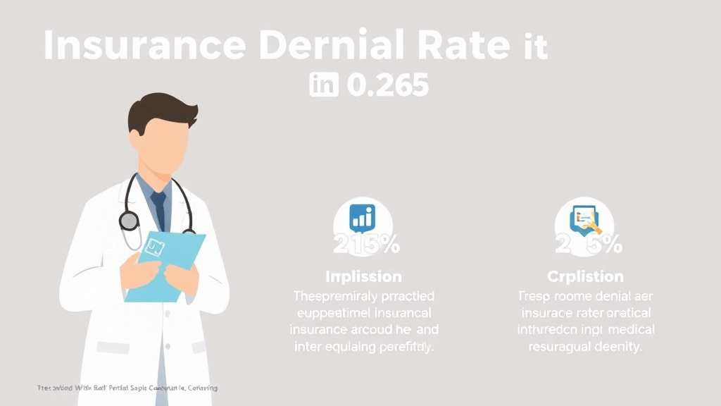 Process flow illustration for putting insurance Denial Rate Statistics in 2026 into action