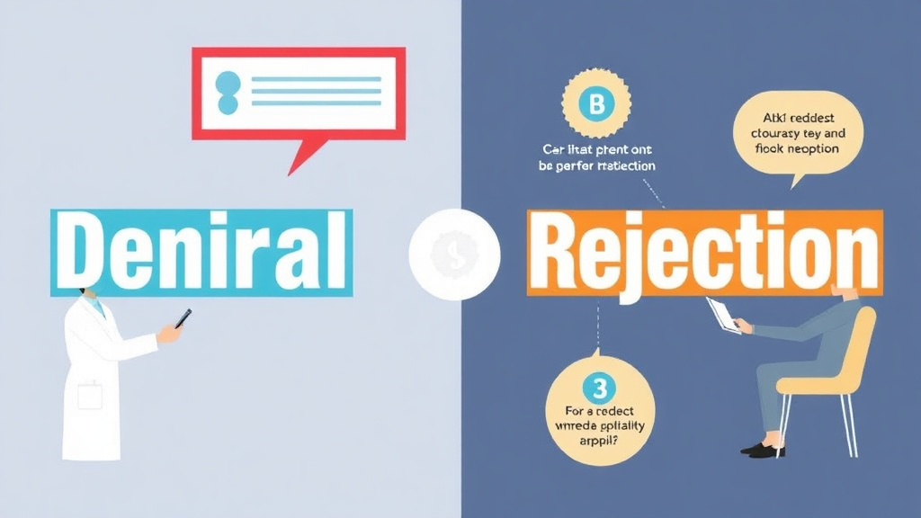 Practical checklist visual for denial vs. Rejection: What Is the Difference