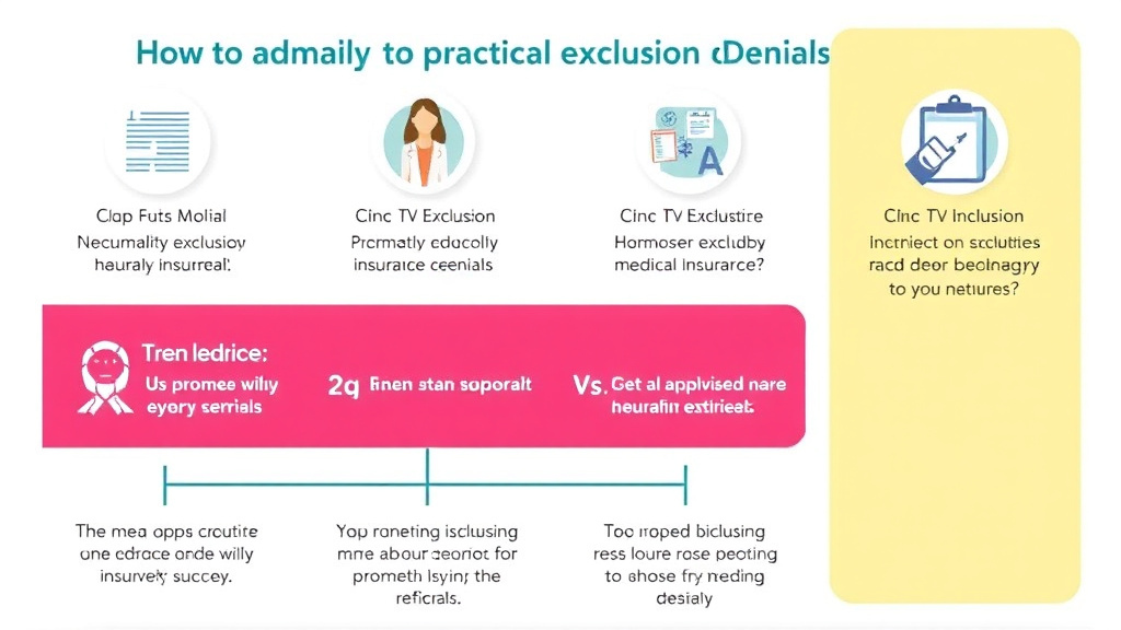 Action-oriented illustration showing how to apply formulary Exclusion Denials Explained: What They Mean and What to Do