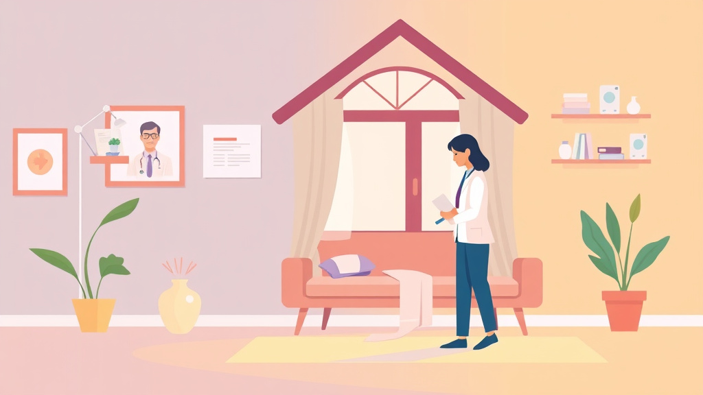 Visual overview of home Health Care Denials and Appeals with key concepts highlighted